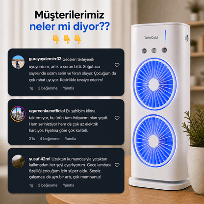 TwinCold Çift Fanlı Hava Soğutucu
