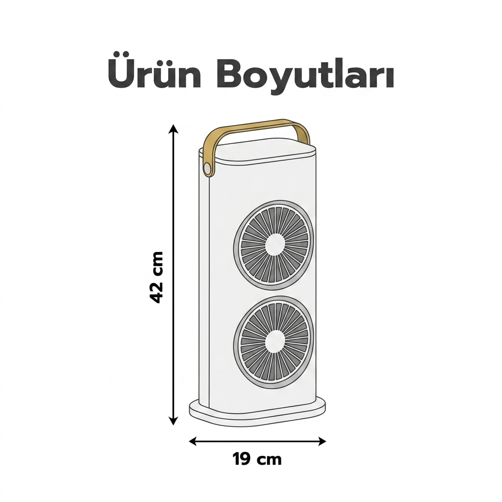 TwinCold Çift Fanlı Hava Soğutucu